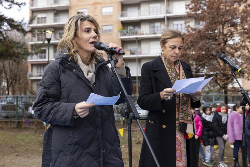 2025_12_17 inaugurazione giardino della scuola elementare Don Milani
