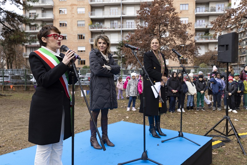 2025_12_17 inaugurazione giardino della scuola elementare Don Milani