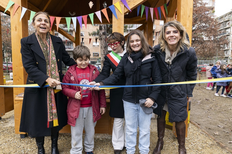 2025_12_17 inaugurazione giardino della scuola elementare Don Milani